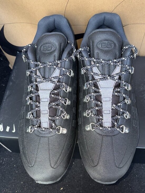 NEW Nike Air Max 95 Winterized Big Bubble Black Off Noir IQ1662-045 Size 14 main image 6